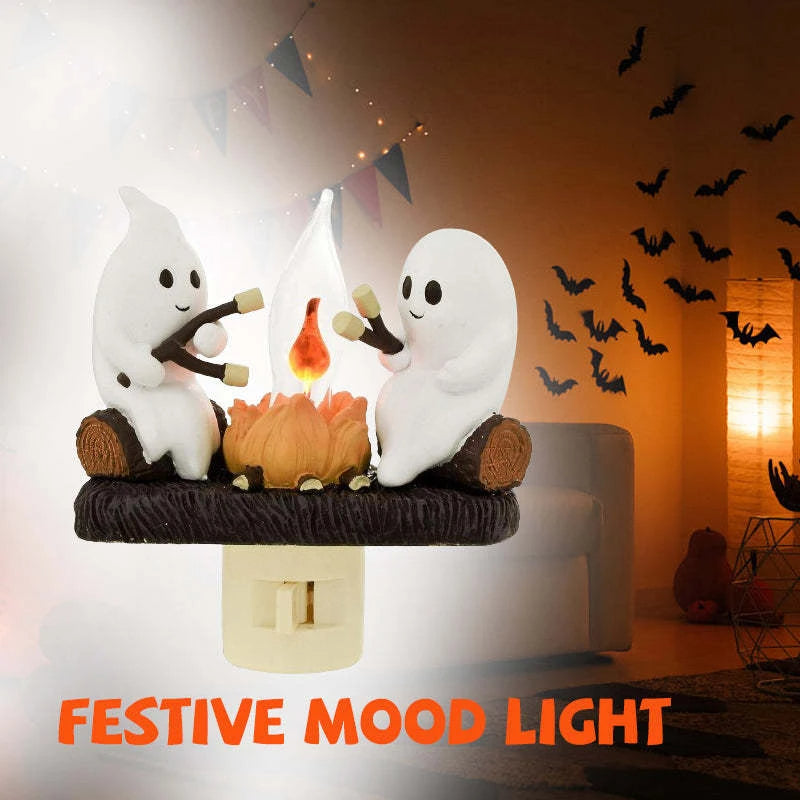 Spooky Pumpkin Night Light for Home Decor (EU Plug)