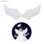 Single Angel Wing 1 for Kids and Halloween Decoration