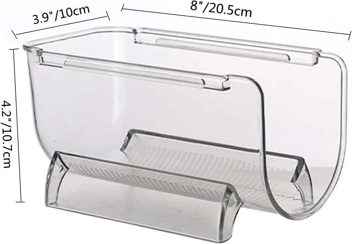 Clear Modular Beverage Stacking Holder Universal Wine &amp; Water Bottle Storage Rack