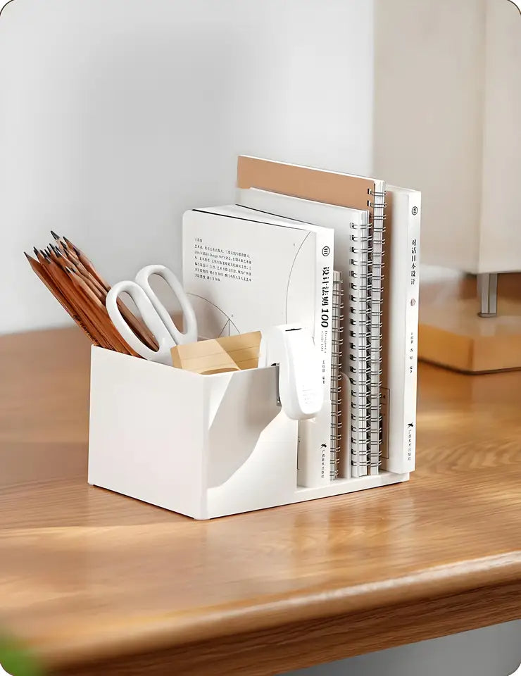 Drawer Desktop Pen Holder Storage Shelf Large Capacity