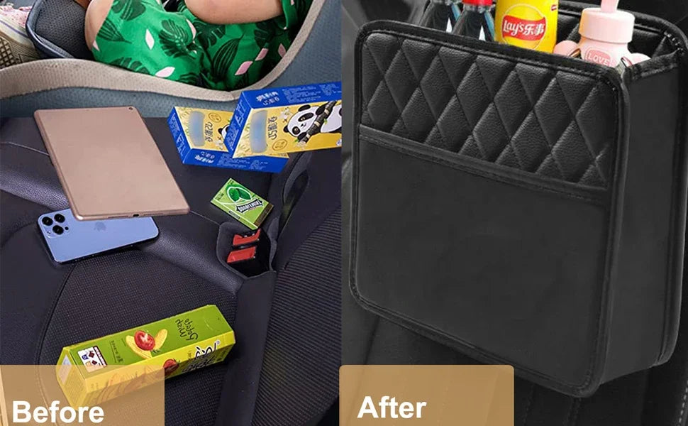 Car Backseat Organizer with Storage Pockets