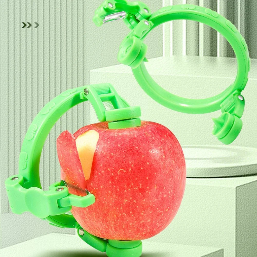 Kitchen Fruit Spiralizer Peeler Machine Handheld Rotating Tool
