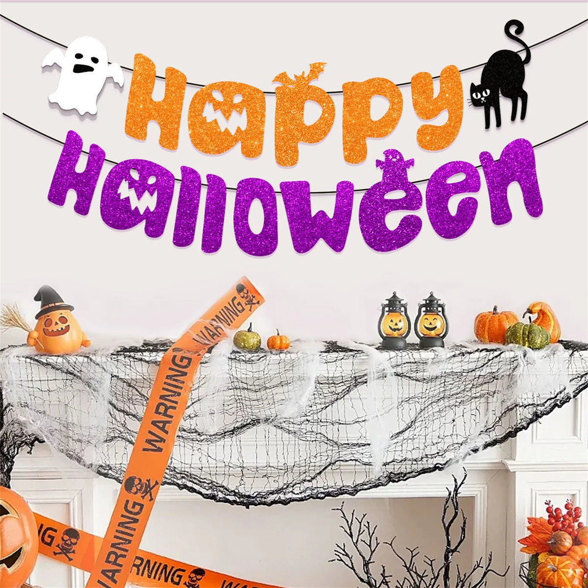 Spooky Halloween Hanging Banner for Halloween Decor