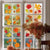 Thanksgiving Fall Leaves Window Clings, 64 Pieces