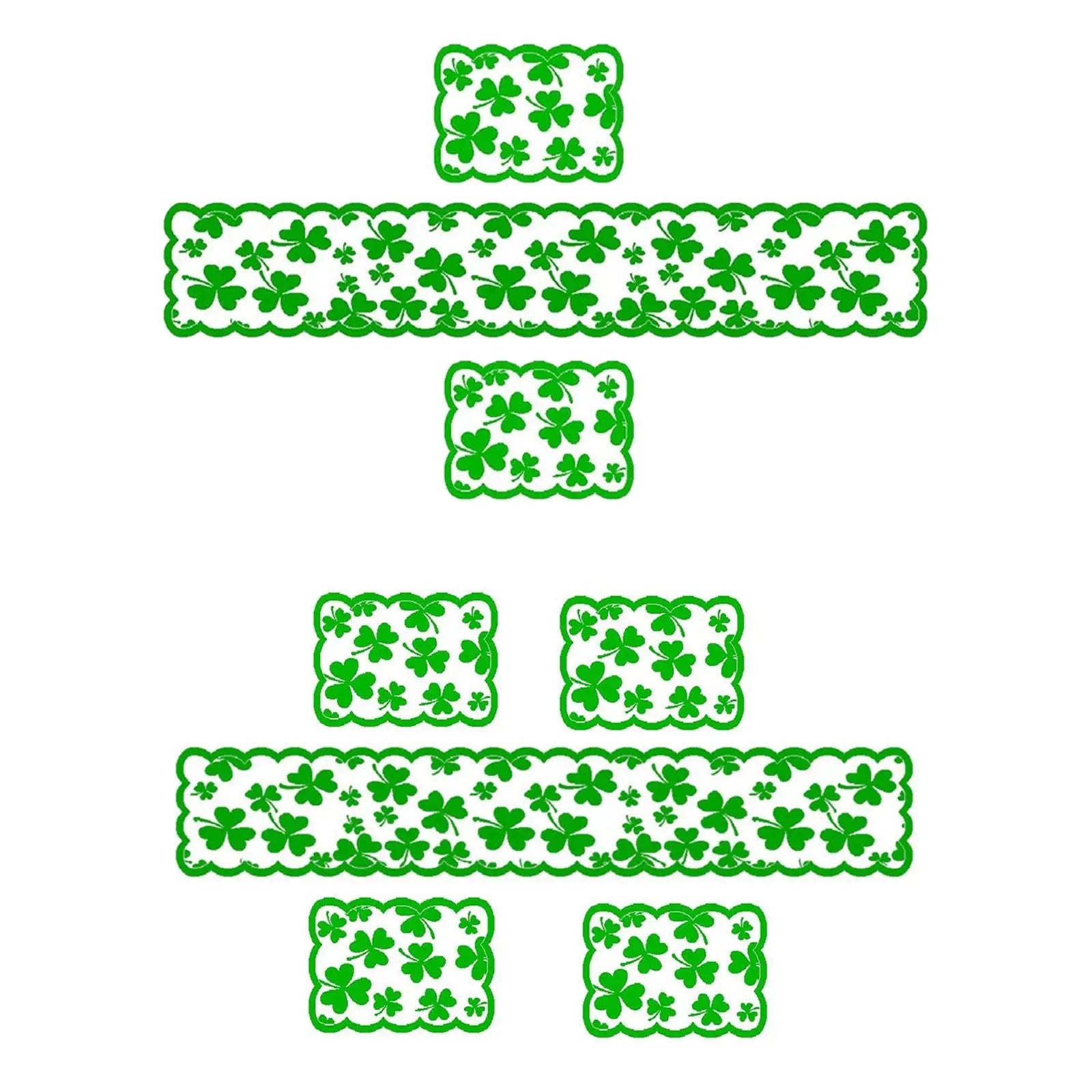 Rectangular Tabletop Runner with Placemats for St. Patrick's Day