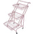 3-Tier Pink Rolling Utility Cart