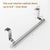 Stainless Steel Over-the-Cabinet Towel Bar (Set of 2)