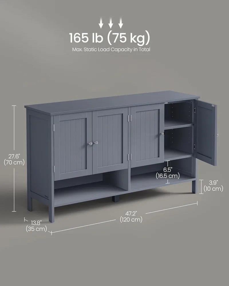 3-Tier Shoe Cabinet Organizer Modern Adjustable Shelf
