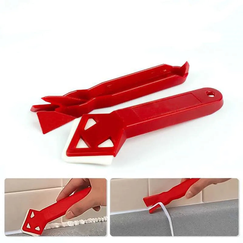 2pcs Mini Scraper Tool with Self-Adhesive Backing