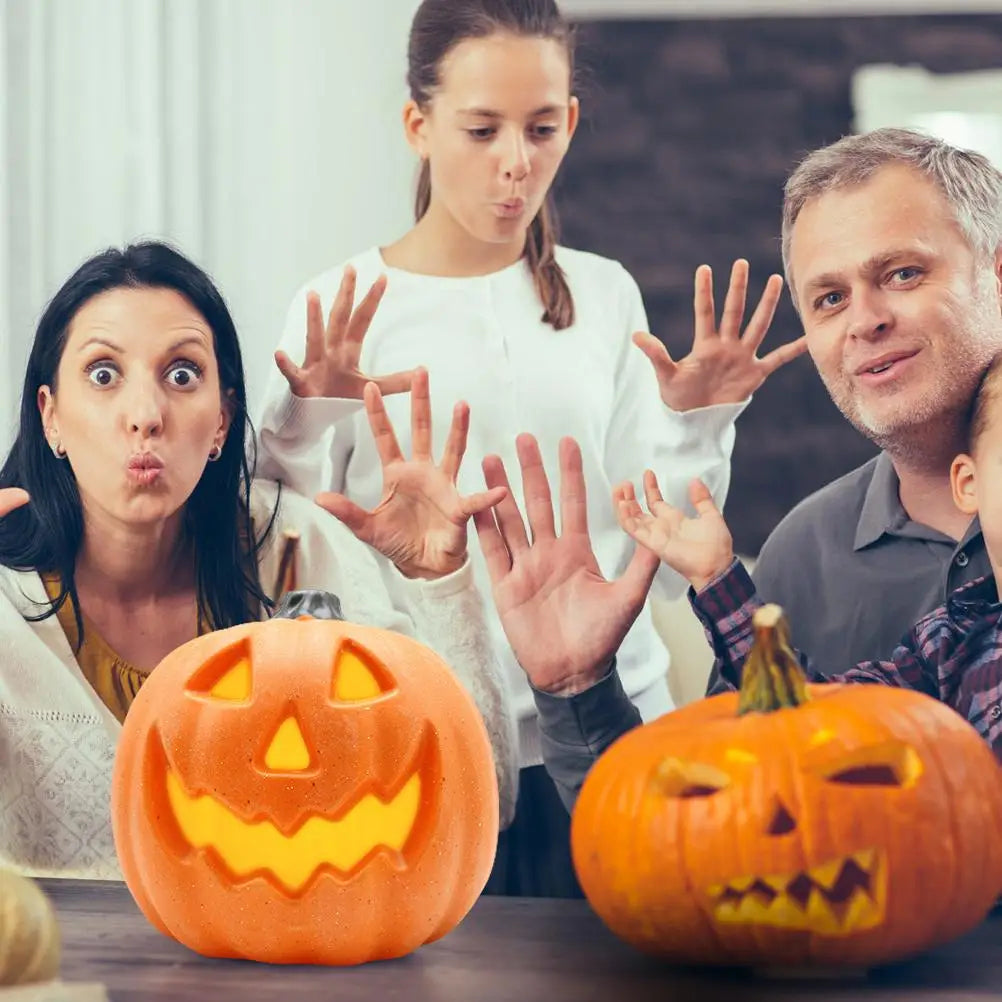 Simulated Luminous Halloween Pumpkin Lanterns