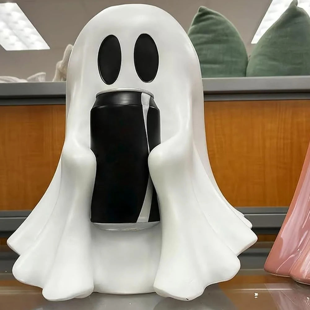Cute Resin Ghost Drink Holder Stand 15CM