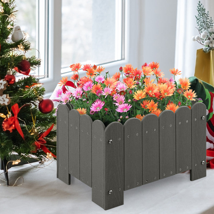 Rectangular Planter Box 2 Pack for Front Porch