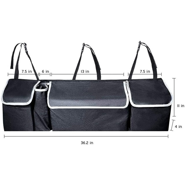 Car Trunk Organizer Car Storage Organizer Car Organizer and Storage for SUV, Black