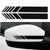 Car Side Rear View Mirror Stripes Stickers 2 Pieces for Car Decor Rearview Mirror Car Exterior Stickers Styling Accessories