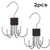 Rotating Hanger 360° Hook Multi-Claw Organizer (Black)