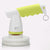 Rechargeable Electric Cleaning Brush for Kitchen, Bathroom, Tile, Glass Cleaner with EU Plug (Green)