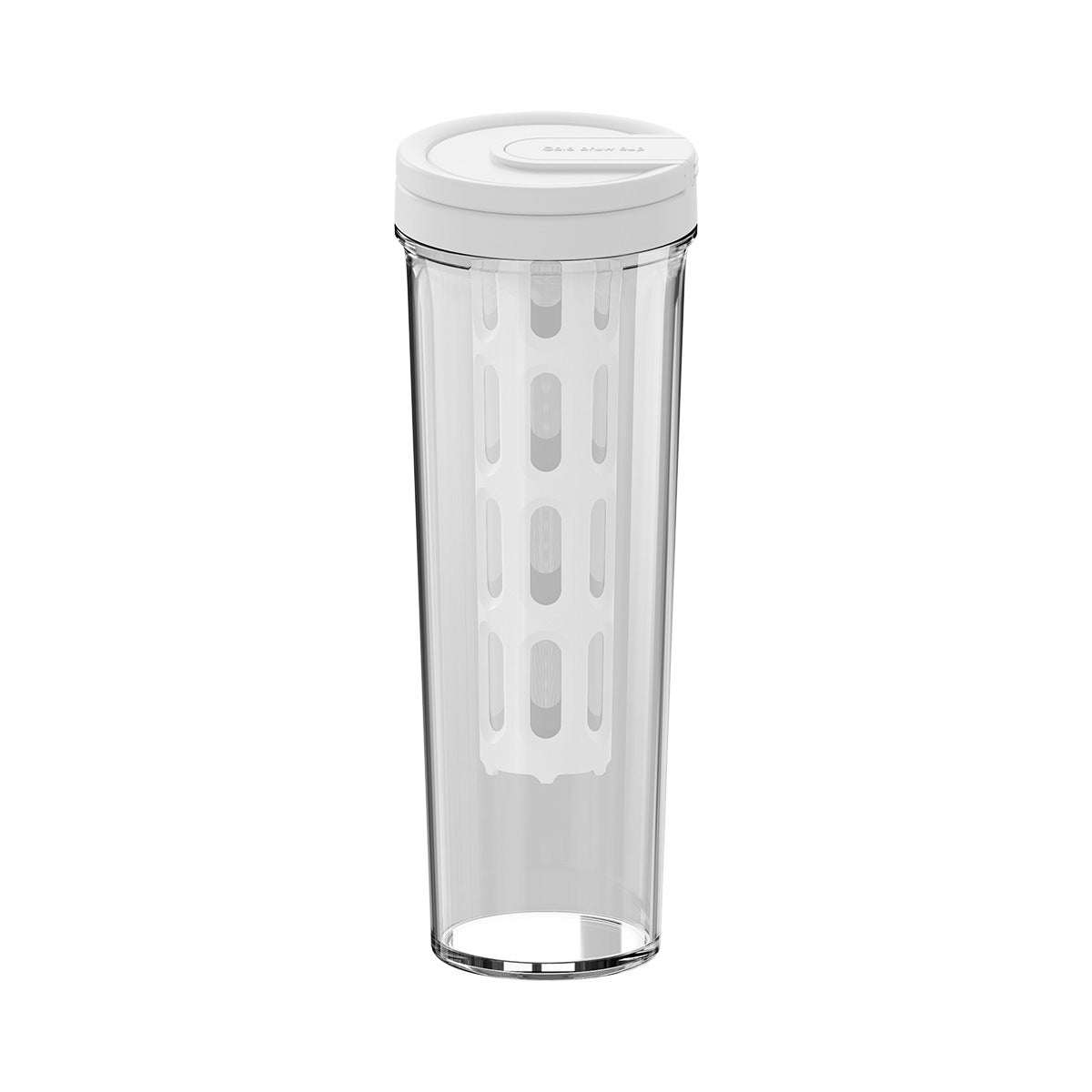 Household Water Bottle Coffee Hot And Cold Resistant (White)