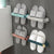 Punch-Free Shoe Rack Bathroom Slippers Rack a Lot Of Toilet Storage Wall Hanging Rack, Ocean Blue