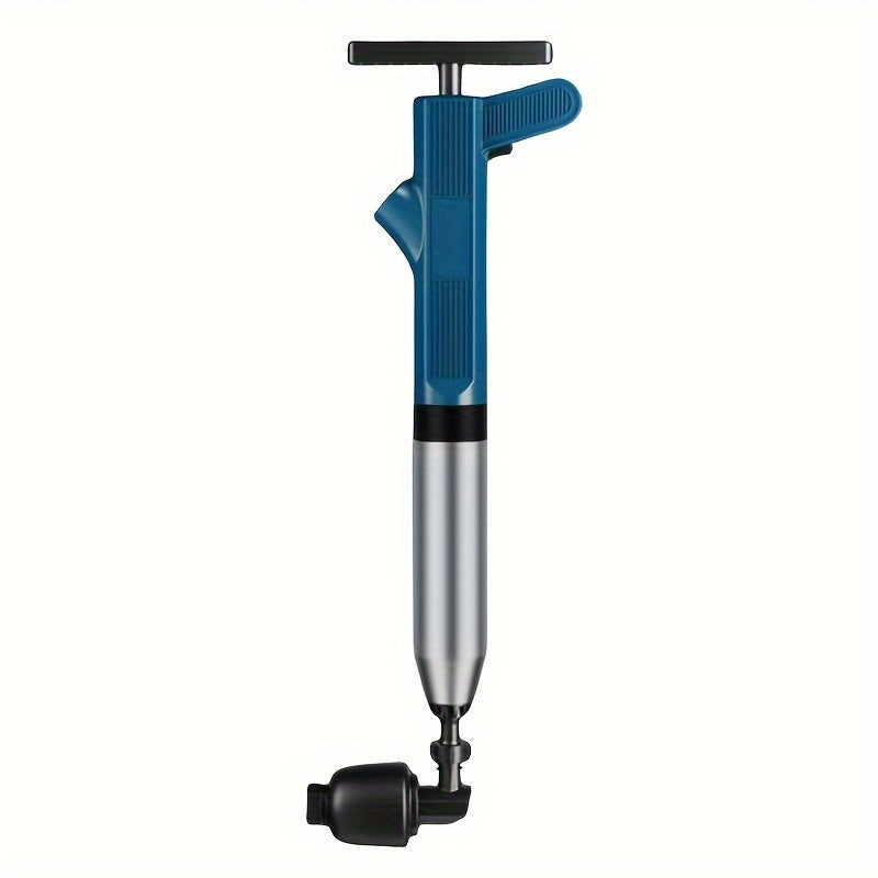 Powerful Stainless Steel Plunger for Clog Removal (Blue)