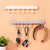 Bathroom Towel Rack Paste Punch-Free Kitchen Single-Pole Rag Hanger Bathroom Thickened Towel Bar 6 Hooks