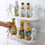 Kitchen Rack Free Punching Wall-Mounted Bathroom Toilet Storage Rack