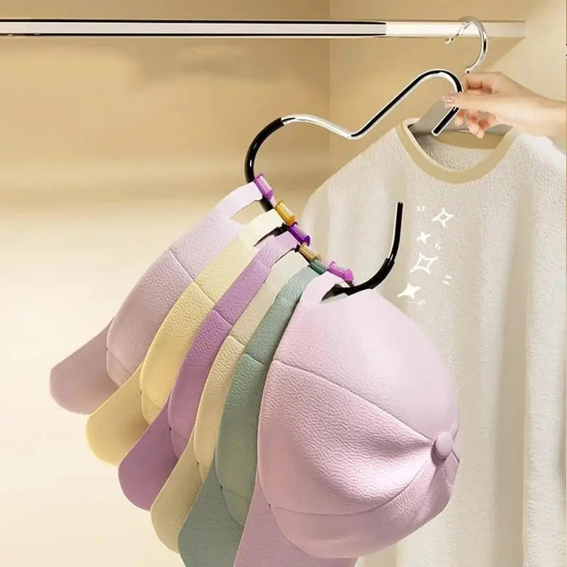 Wall Mount Hat Hooks 2-Pack Entryway Organizer for Hats