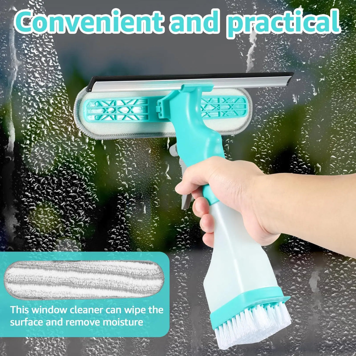 Window Squeegee Cleaning Kit Professional All-in-One Tool