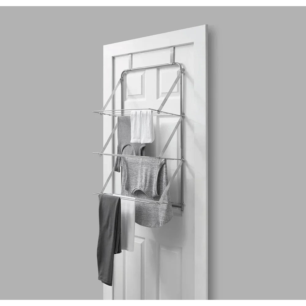 3-Tier Over-the-Door Steel Towel Rack