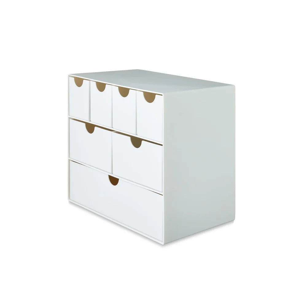 7-Drawer Storage Organizer Box – Lightweight Rectangular Design