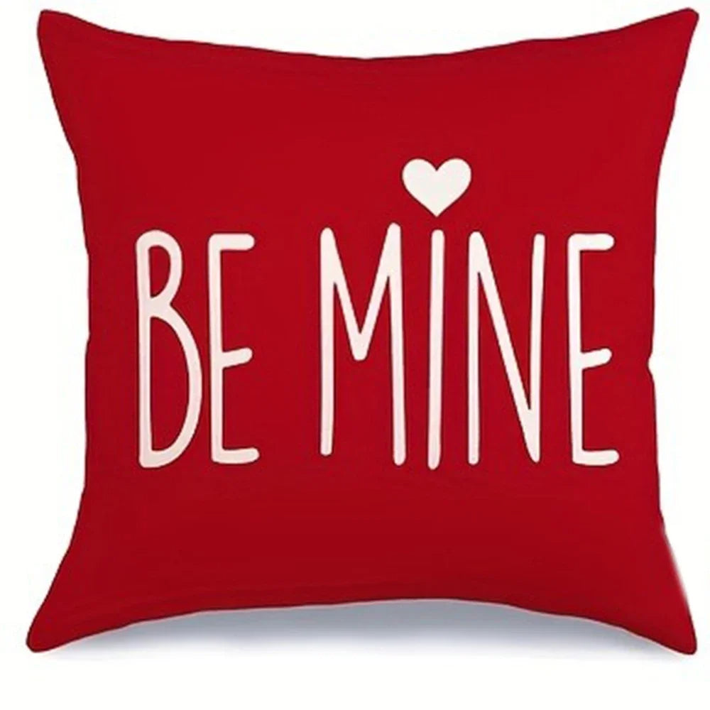 Be Mine Valentines Day Pillowcase for Home Decoration