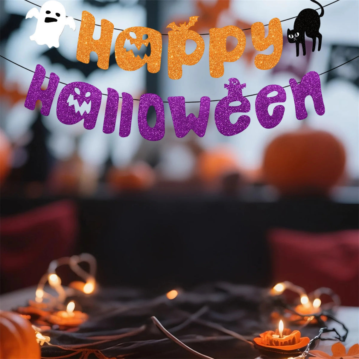 Spooky Halloween Hanging Banner for Halloween Decor