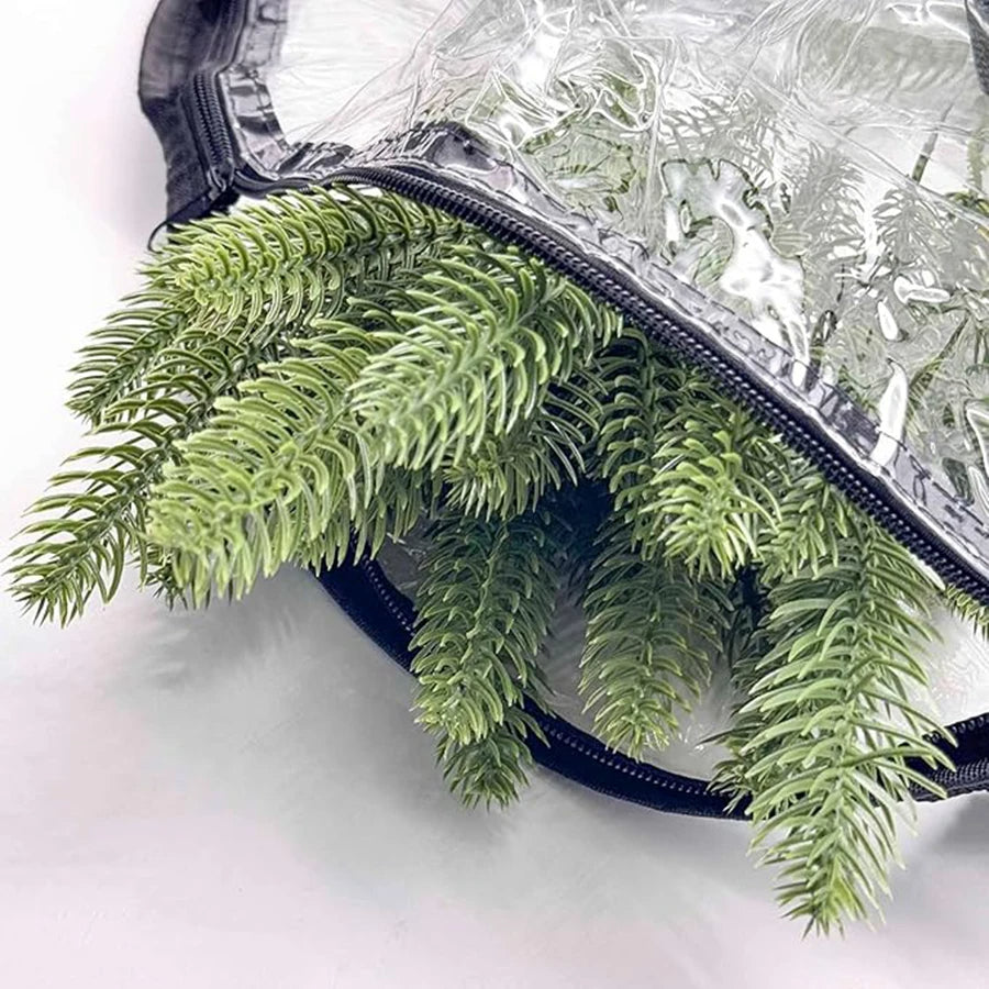 Wreath Clear Storage Bag 2 Piece Storage Container