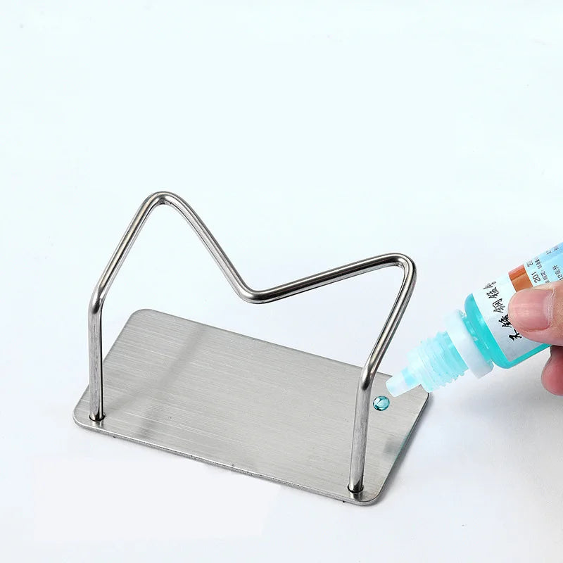 Adhesive Sponge Caddy for Kitchen Sink Under Cabinet or Wall Mount Organizer