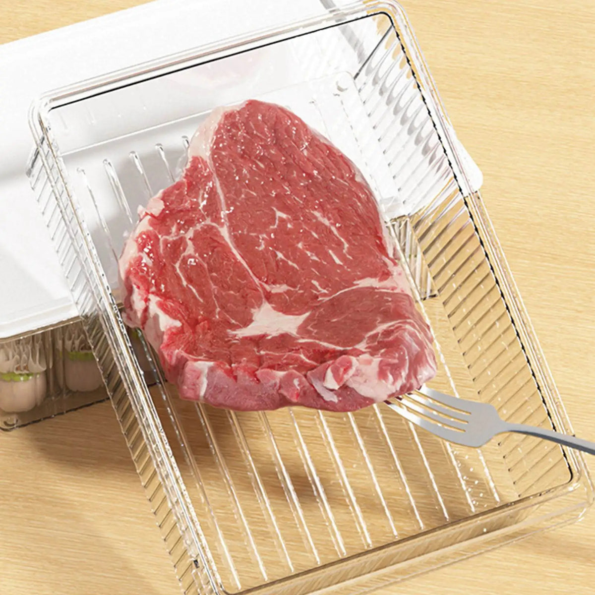 Plastic Refrigerator Organizer 4L for Meat Food Storage