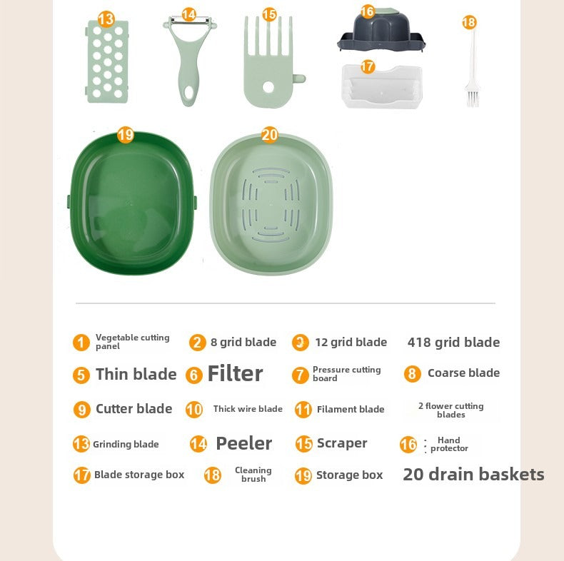 Multifunctional Vegetable Onion Chopper