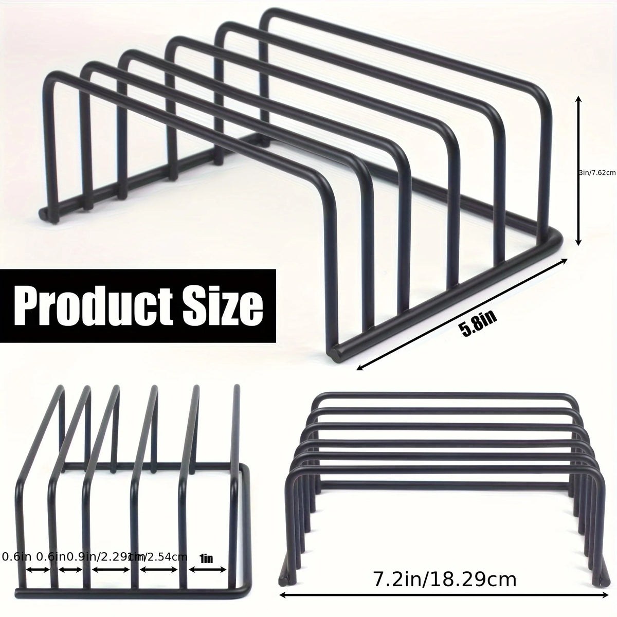Cutting Board Holder Cabinet Organizer Rack