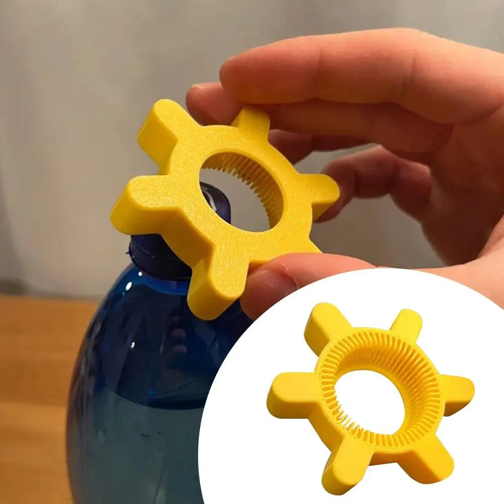 Multi-Function Bottle Cap Opener, Portable Rotary Bottle Opener, Plastic Bottle Lid Remover Tool, Easy-Grip Kitchen Gadget for Home &amp; Bar