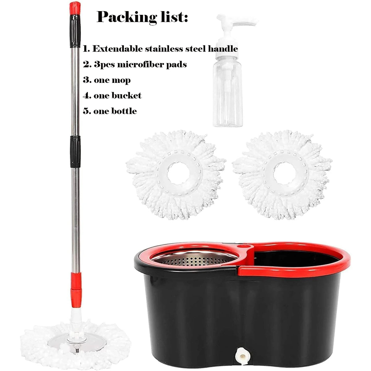 360° Spin Mop Bucket Set for Effortless Floor Cleaning