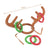 Inflatable Reindeer Antler Ring Toss Game Christmas Tree Santa Ring Toss