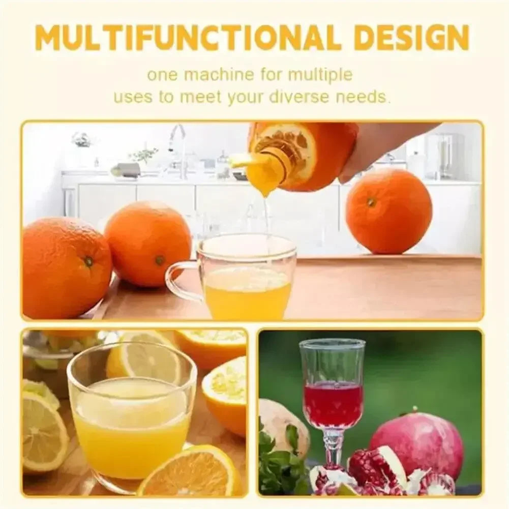 Mini Plastic Manual Citrus Juicer Orange Squeezer Easy Juice Extractor