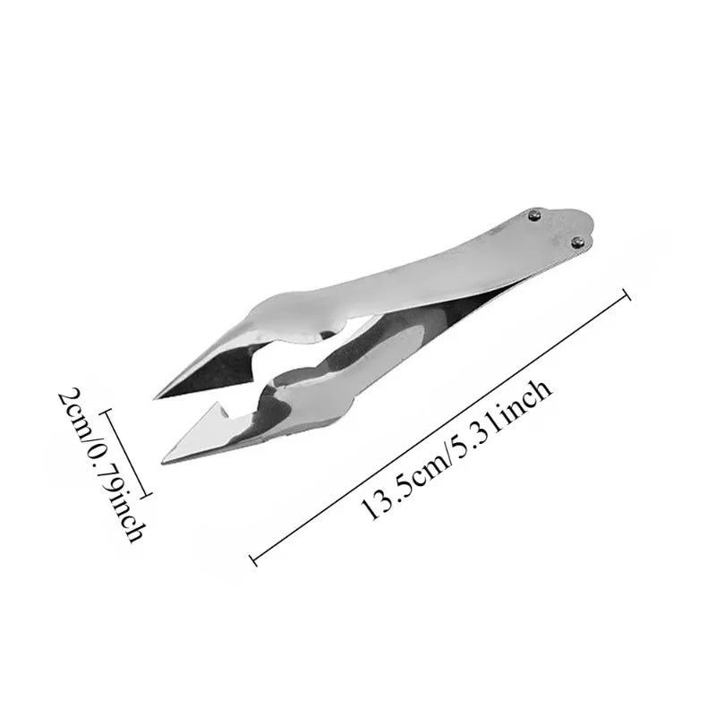 Stainless Steel Strawberry Peeler, Pineapple Corer &amp; Slicer – Multifunctional Fruit Prep Kitchen Tool with Clips