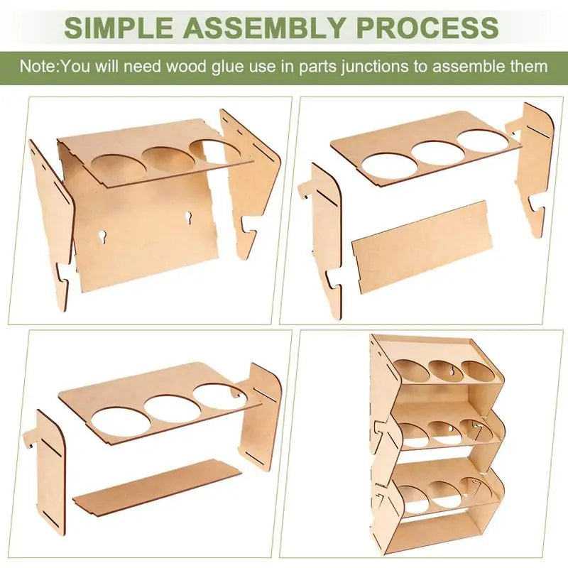 Spray Paint Storage Wall Rack 9-Slot Aerosol Can Organizer