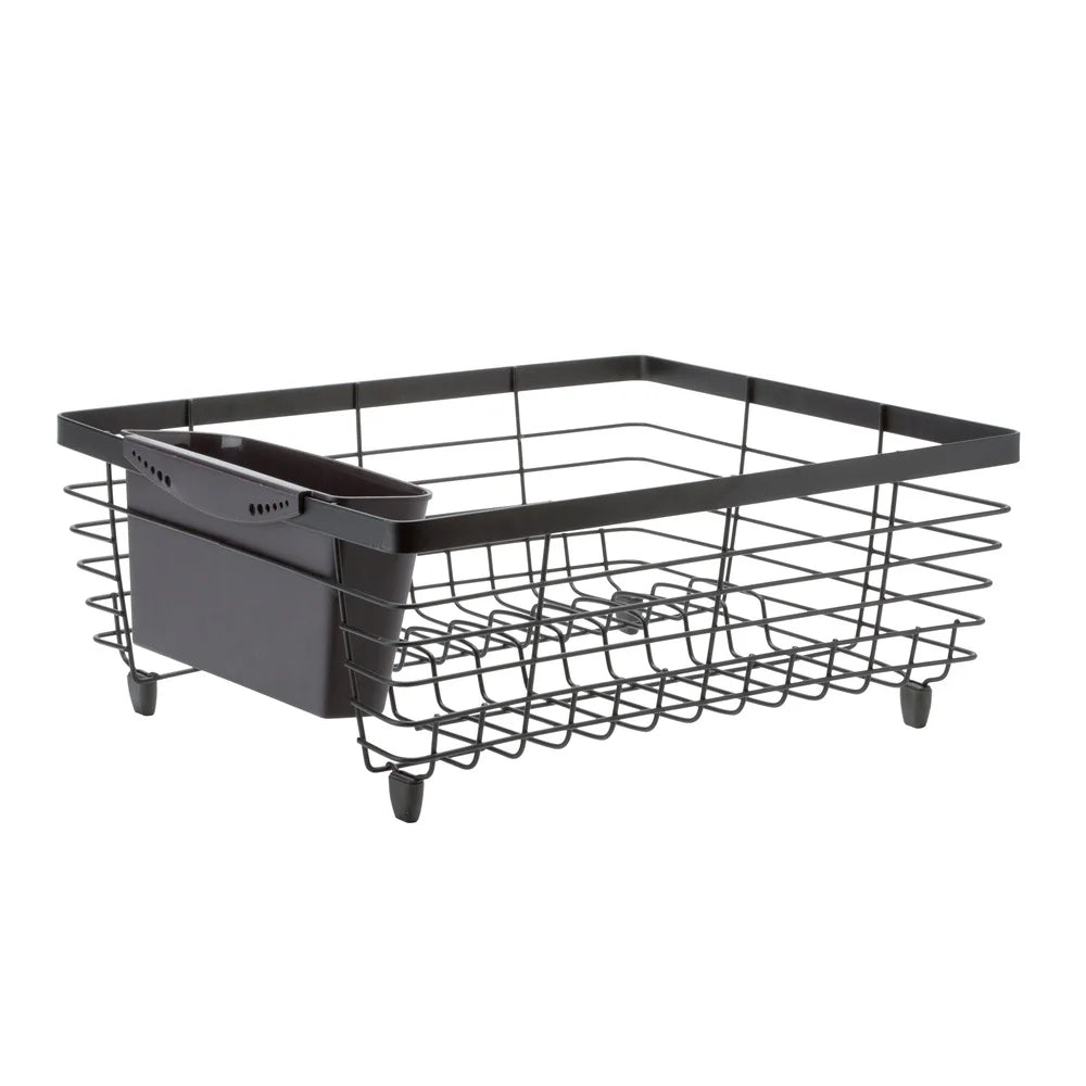 Kitchen Dish Storage Solution: Flat Wire Dish Rack 13 Dish Capacity