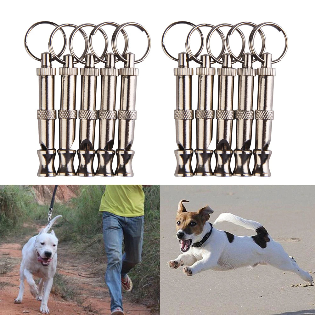 Dog Whistle Adjustable Ultrasonic Training Whistle