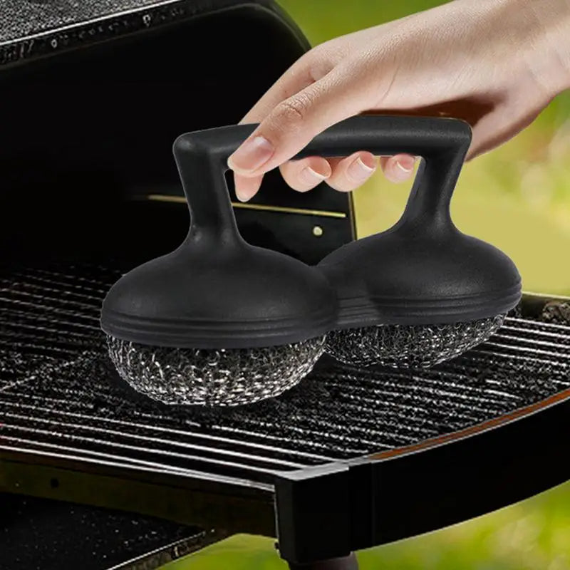 Heavy-Duty Metal Scrubbing Sponge for Grills Pots (Black)