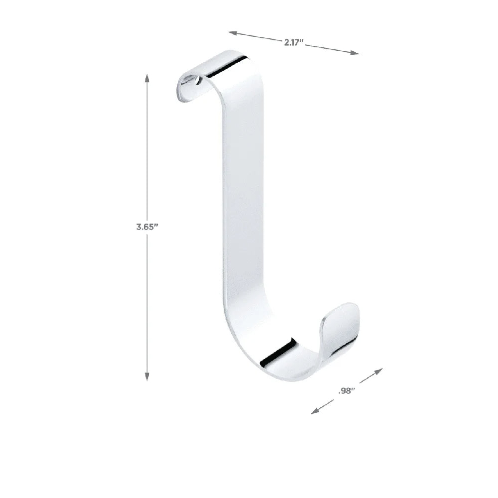 Towel Hooks Over the Door 2PCS Rust-Resistant Stainless Steel