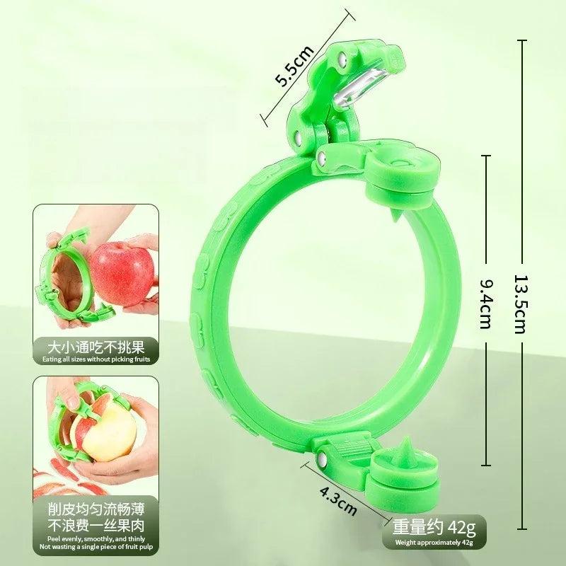 Kitchen Fruit Spiralizer Peeler Machine Handheld Rotating Tool