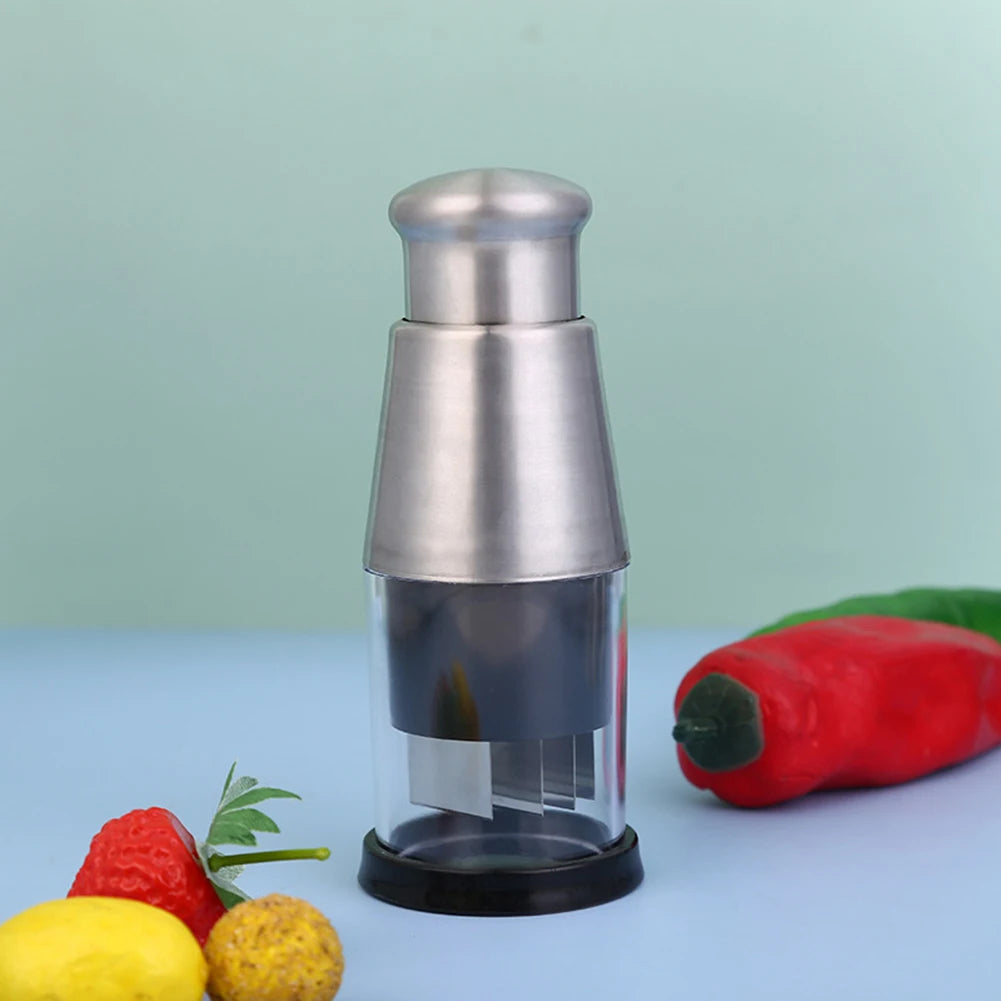 Durable Stainless Steel Hand Chopper Mini Manual Garlic Mincer