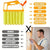 Auto Vent Blinds Cleaner with Microfiber Cloth (Yellow)