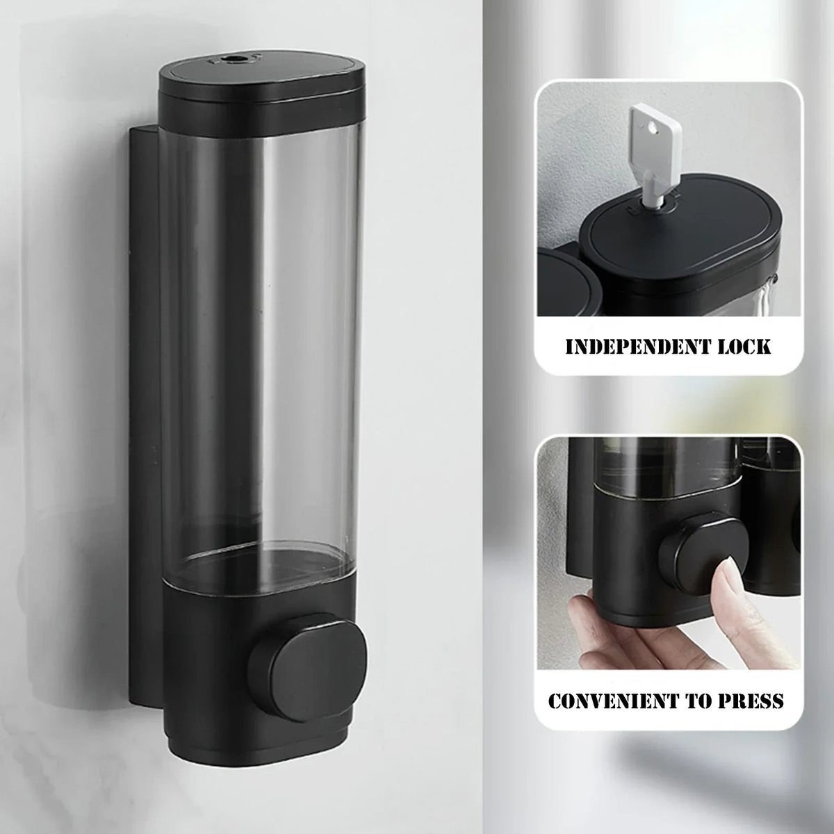 Manual Wall Mounted Soap Dispenser 600mL